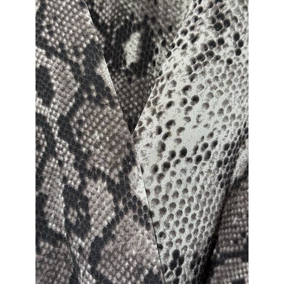 ee:some Bodysuit Snake Skin Look Opaque Sheer Women's Size Medium - Picture 5 of 12